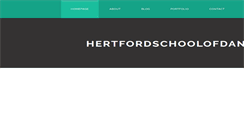 Desktop Screenshot of hertfordschoolofdance.com