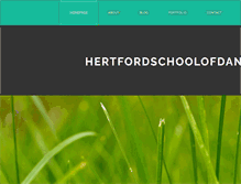 Tablet Screenshot of hertfordschoolofdance.com